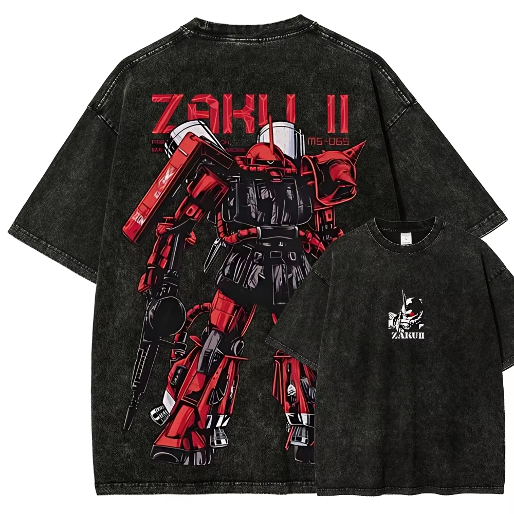 Model Kit Gundam Wing - Zaku II T Shirt Char Aznable