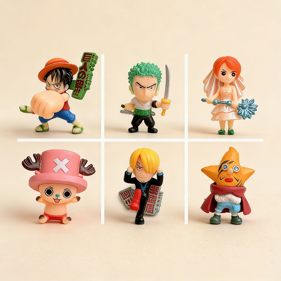Model Kit Chopper - 6Pcs/Set One Piece Monkey D. Luffy