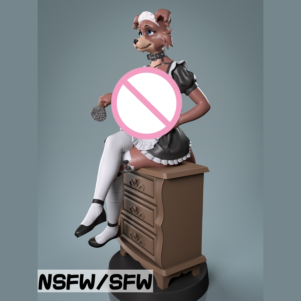 Model Kit Waifu - 1:24 Juno Maid Girl NSFW 3d