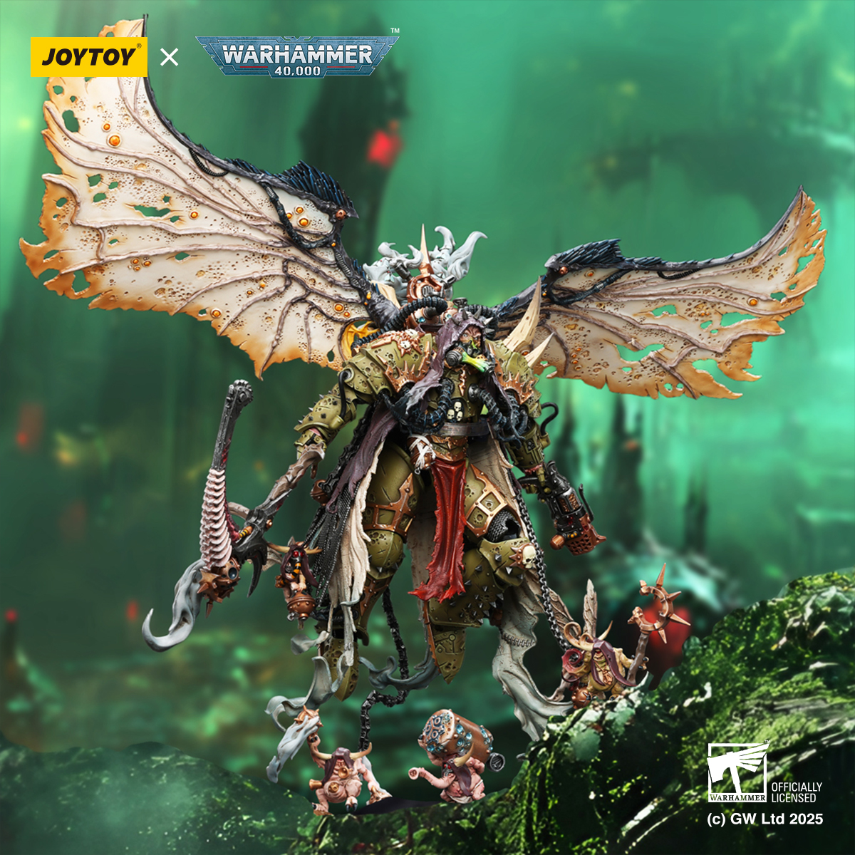 Model Kit Warhammer - JOYTOY JT02564 Warhammer 40K Mortarion Daemon