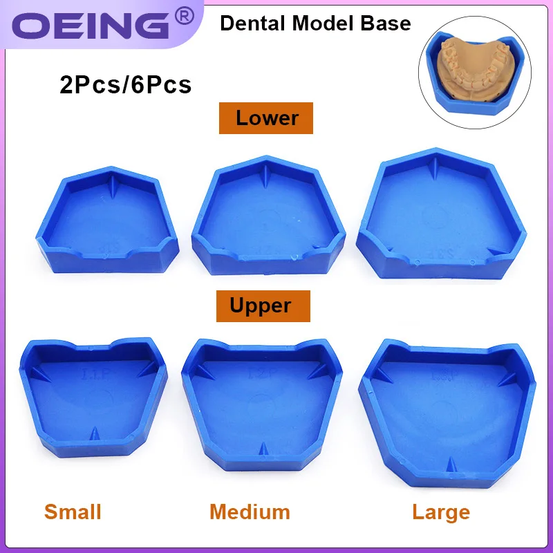 2/6Pcs Dental Model Base Silic - Model Kit Tool review and price