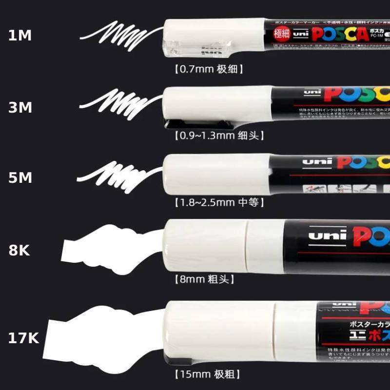 Posca White Marker Brush, Perm - Model Kit Markers review and price
