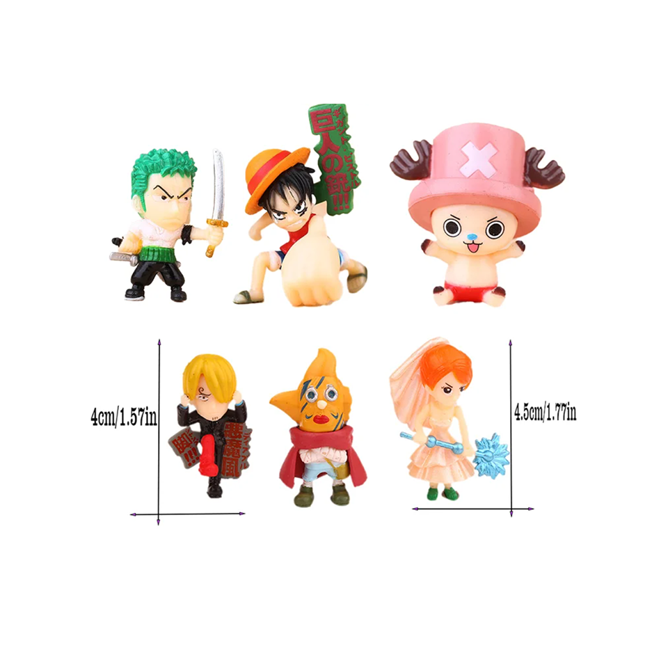 6Pcs/Set One Piece Monkey D. L - Model Kit Chopper review and price