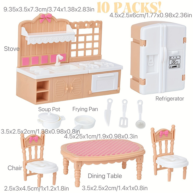 1:12 Miniature Furniture Set L - Model Kitchen Set review and price