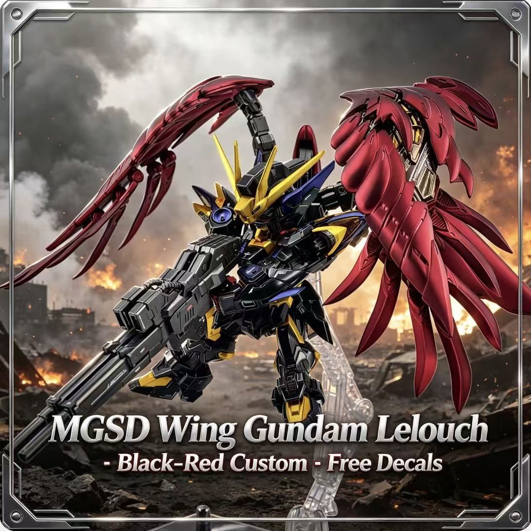 MGSD Wing Lelouch Color Scheme - Model Kit Gundam Wing review and price