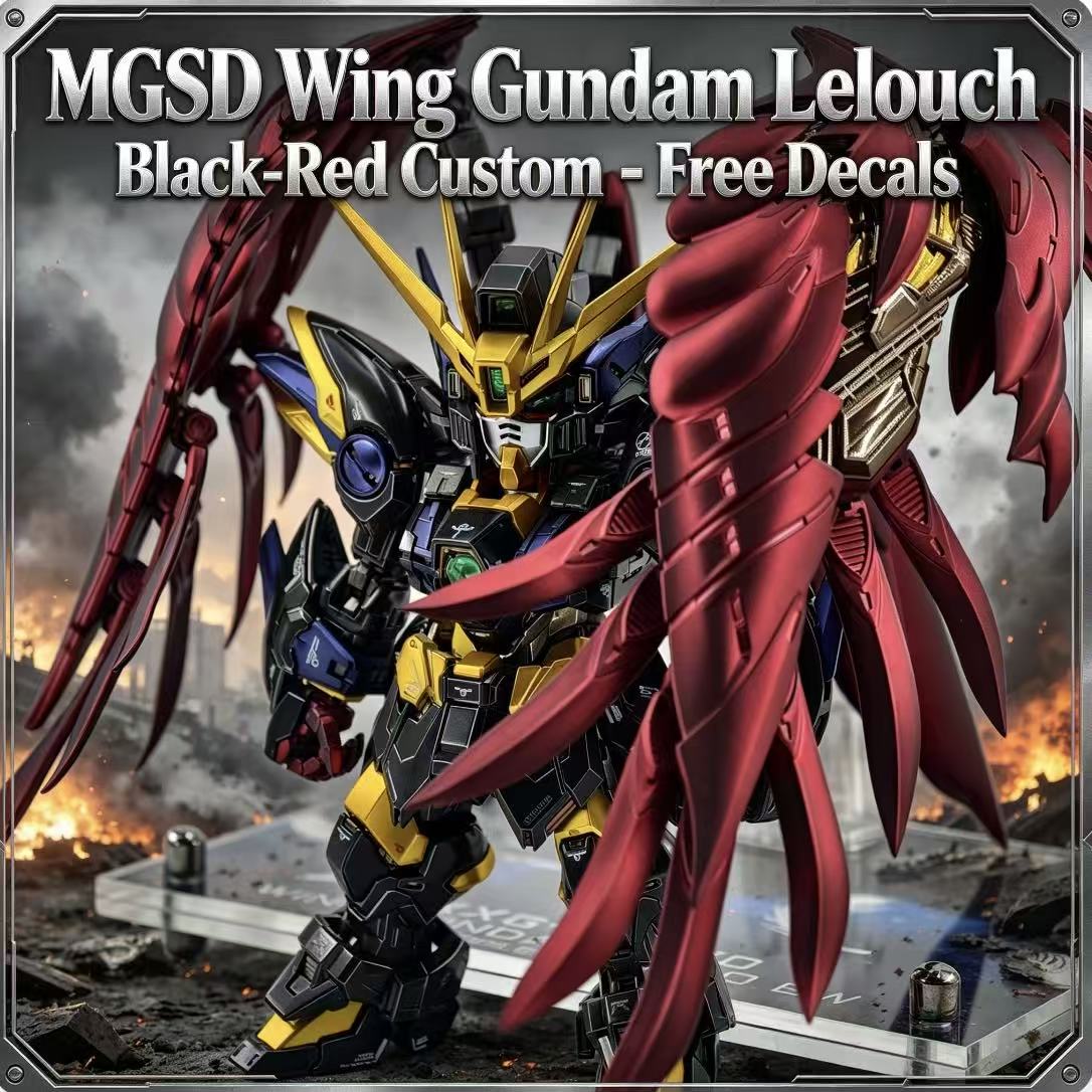 MGSD Wing Lelouch Color Scheme - Model Kit Gundam Wing review and price