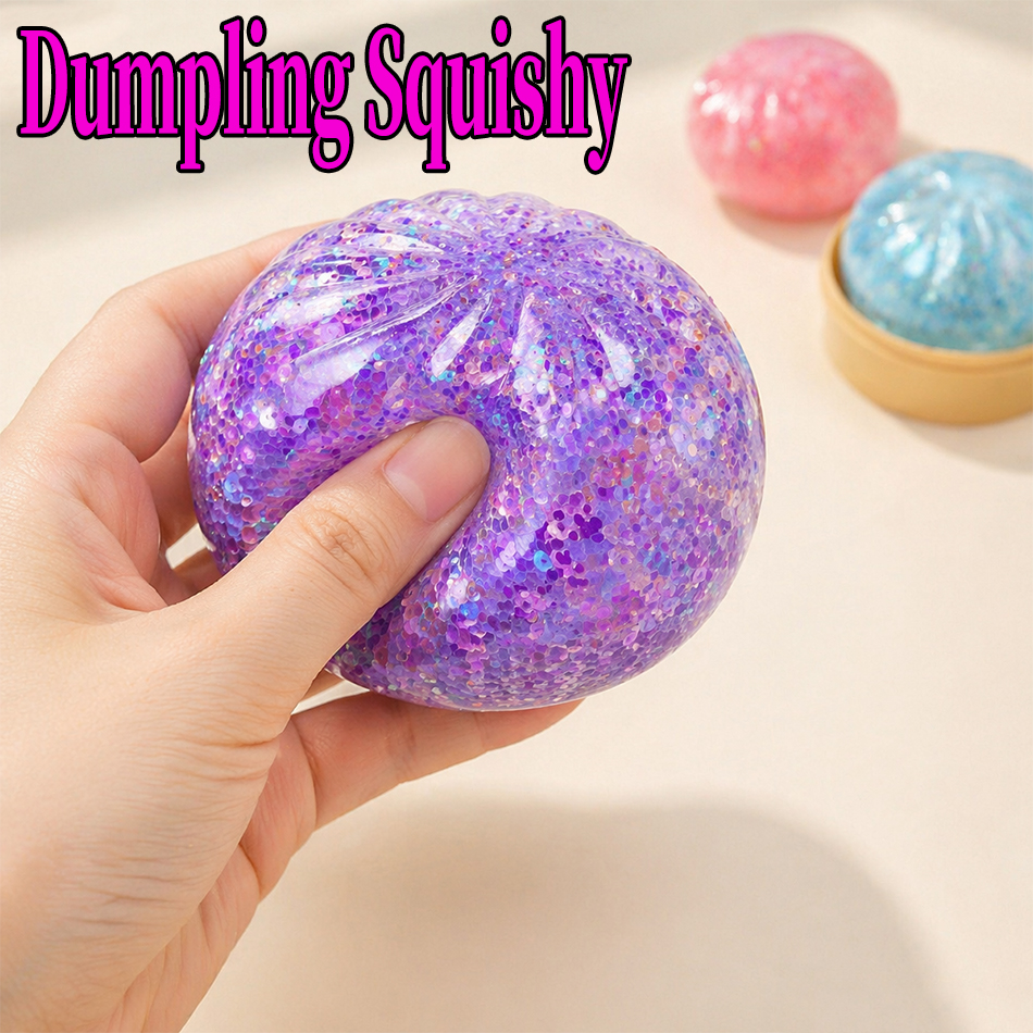 Glitter Dumpling Squishy Bead  - Model Kitchen Set review and price