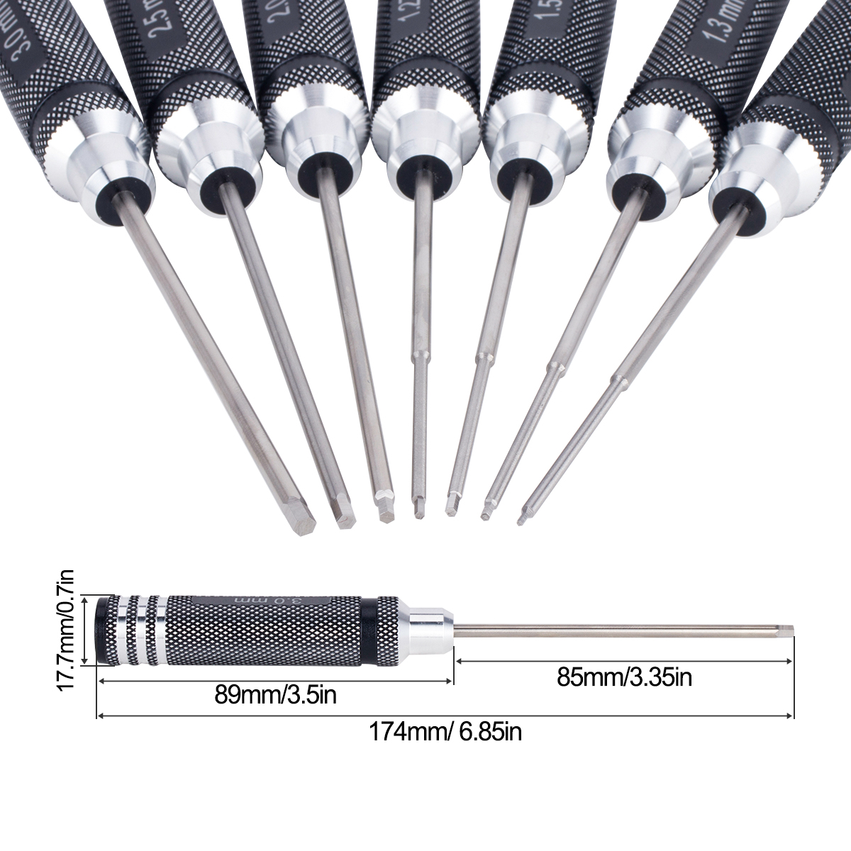 7 IN 1 Steel Hex Screwdriver S - Model Kit Tool review and price