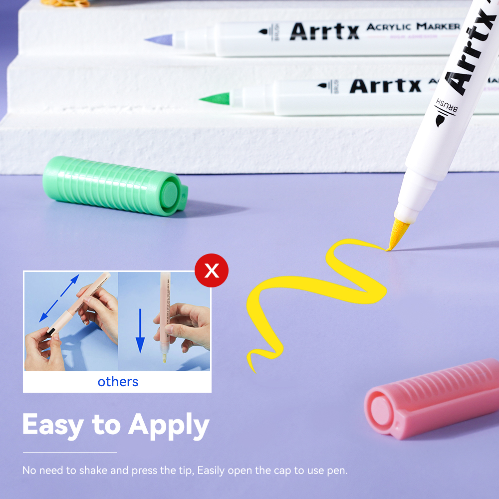 Arrtx 30 Colors Acrylic Makrer - Model Kit Markers review and price