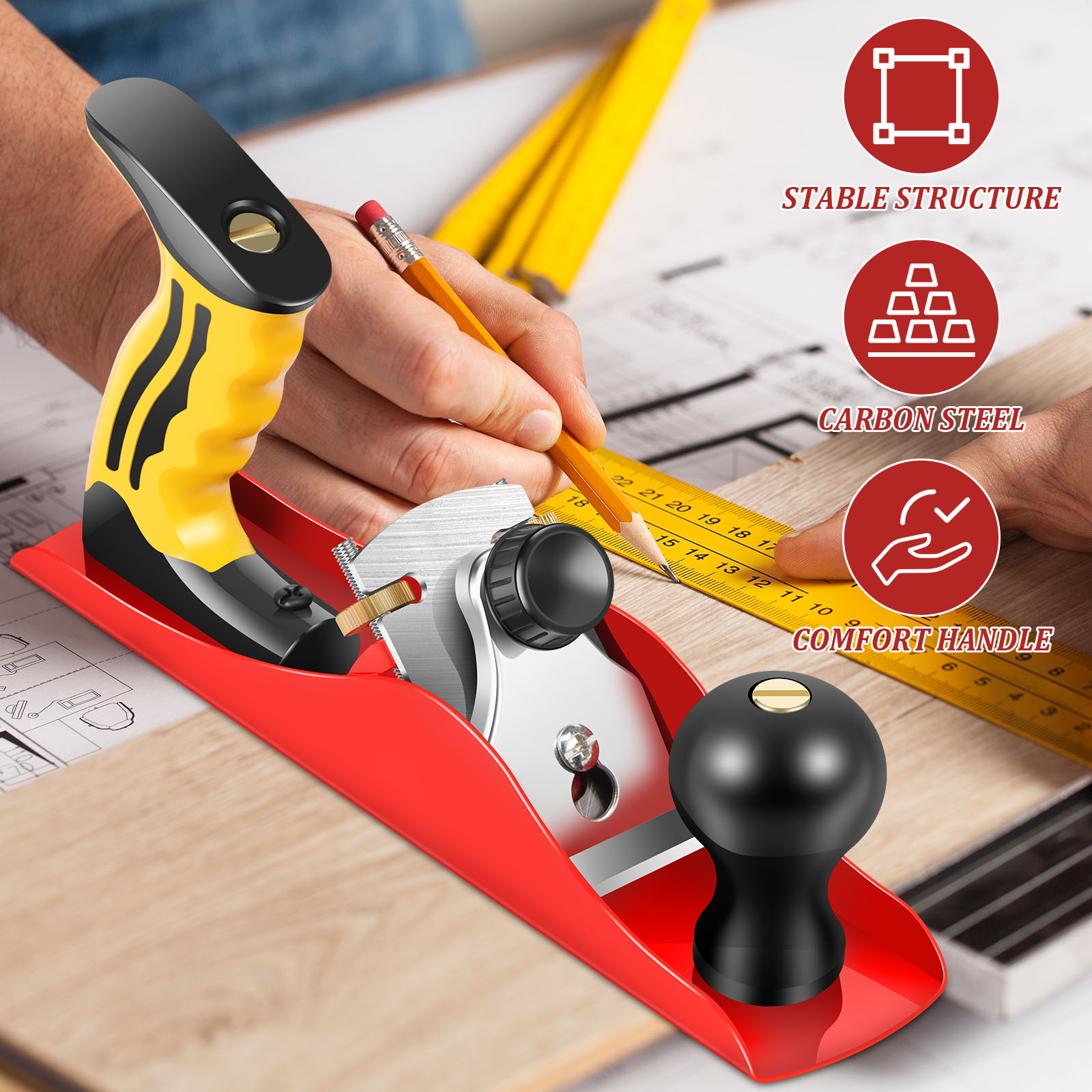 Wood Hand Planer Set Hand Tool - Model Kit Cutter review and price