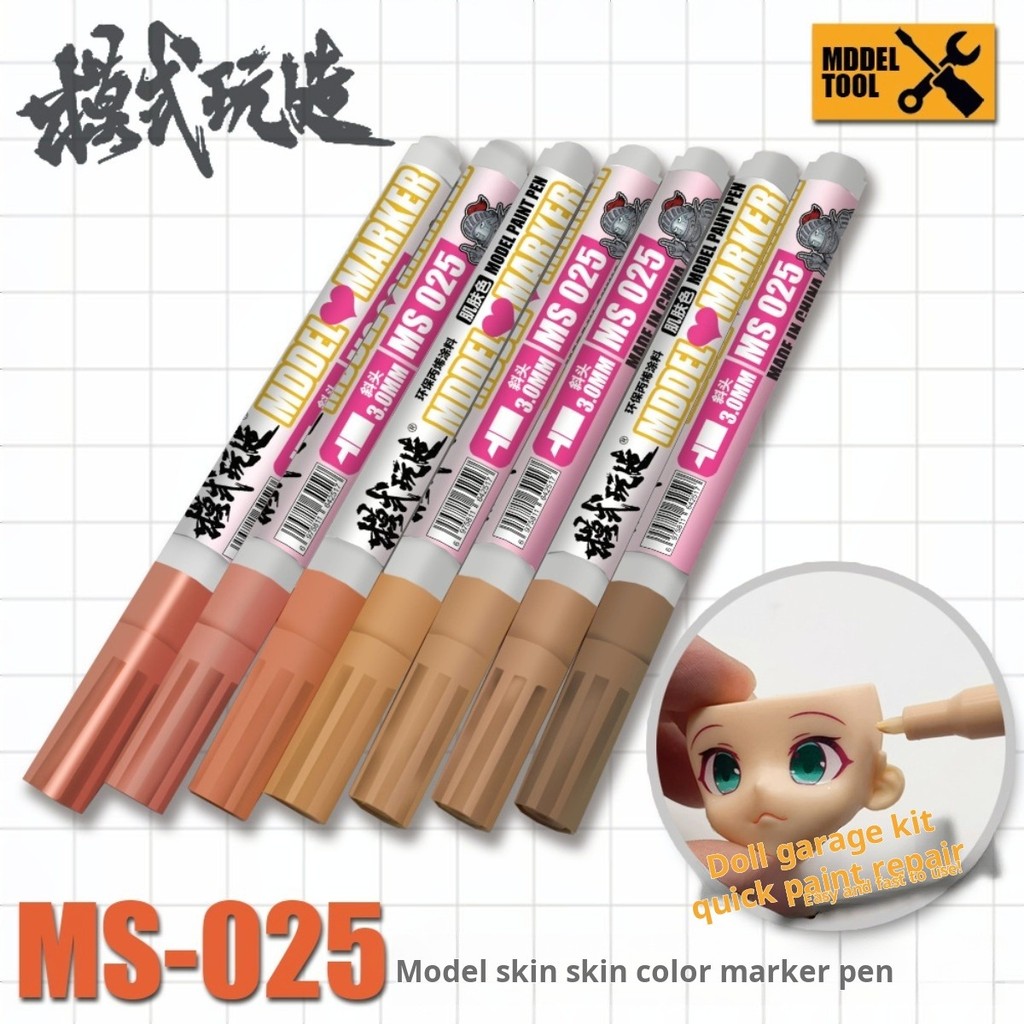 MS025 S001-S007 Model Skin Col - Model Kit Markers review and price