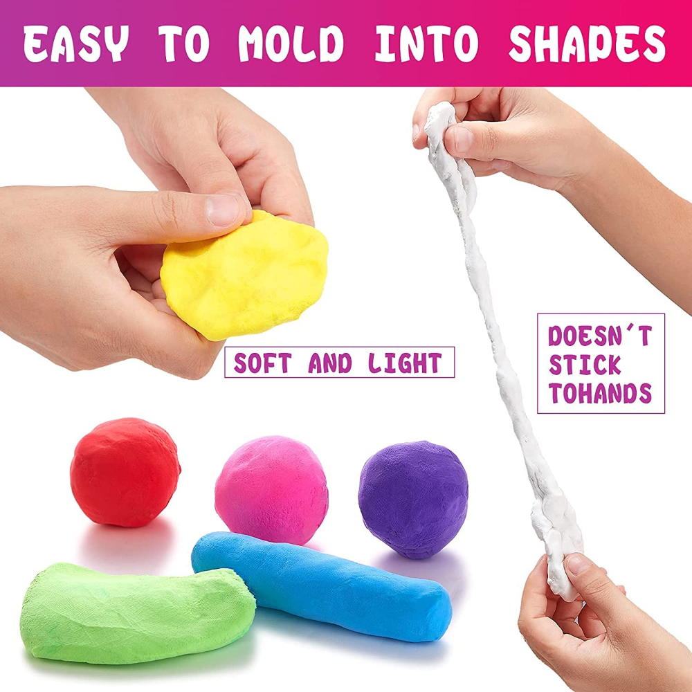 Air Dry Modeling Clay Kit Soft - Model Kit Tool review and price