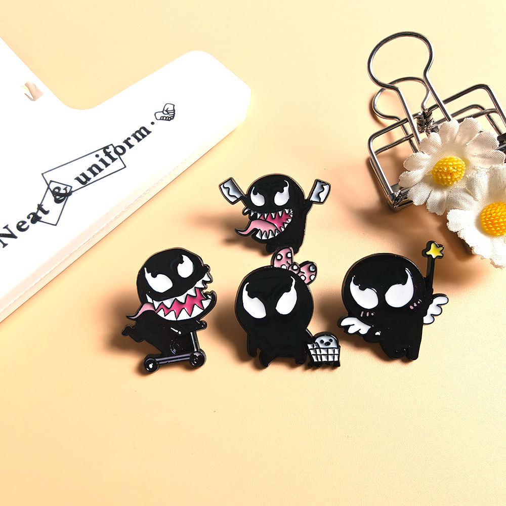 Cute  Funny Venom Brooch Hot-s - Model Kit Venom review and price