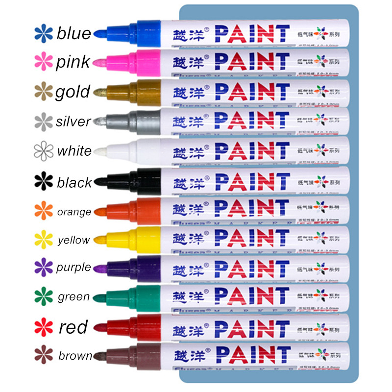 12 Color White Waterproof Rubb - Model Kit Markers review and price