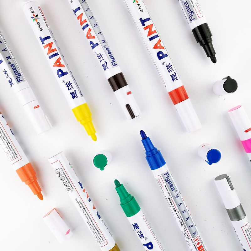 12 Color White Waterproof Rubb - Model Kit Markers review and price