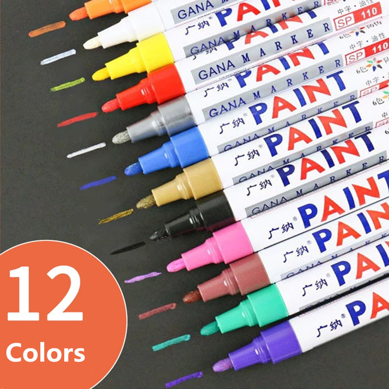 12 Colors Permanent Waterproof - Model Kit Markers review and price