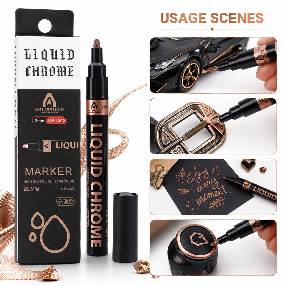 2mm Liquid Chrome Marker High  - Model Kit Markers review and price