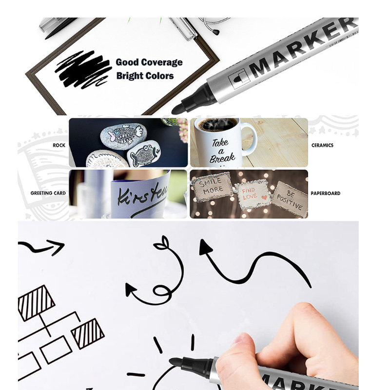 6pcs Waterproof Quick Drying M - Model Kit Markers review and price
