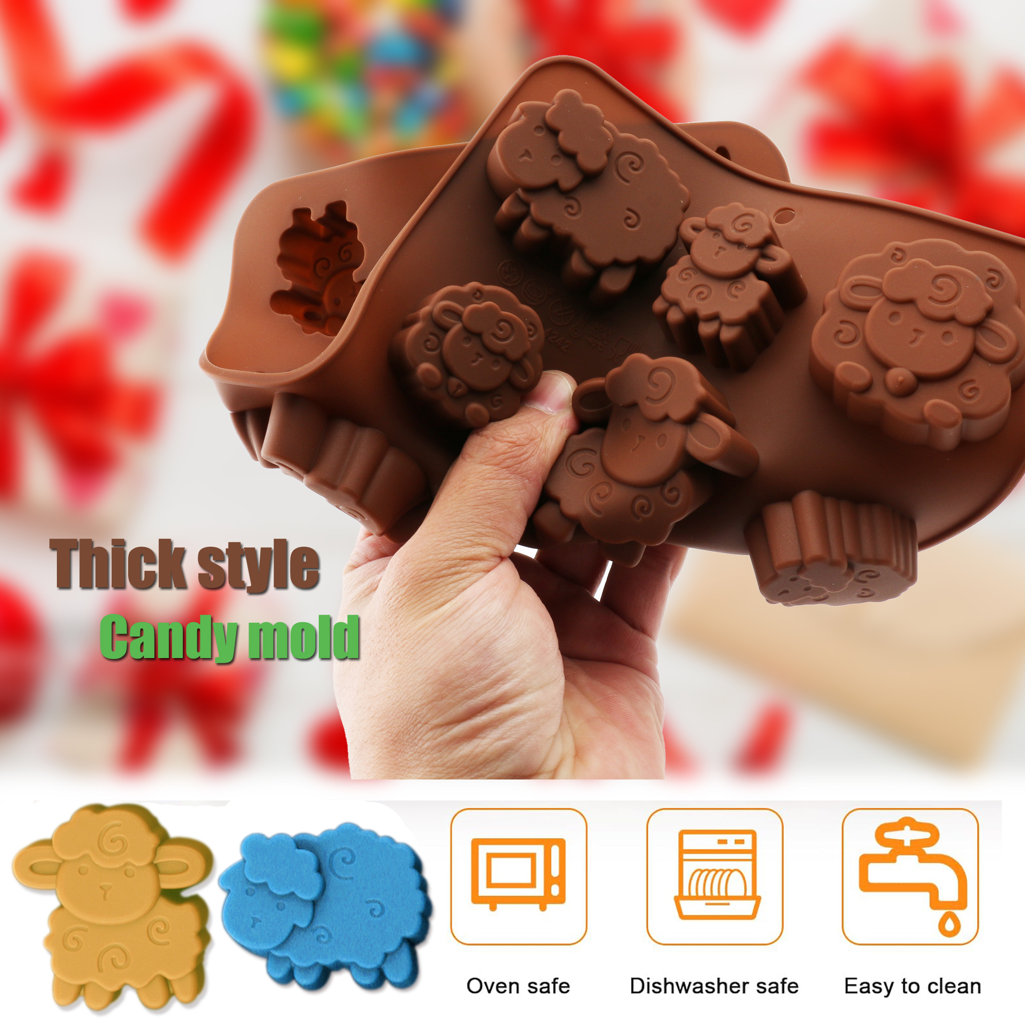 1pack silicone Eid lamb candy  - Model Kitchen Set review and price