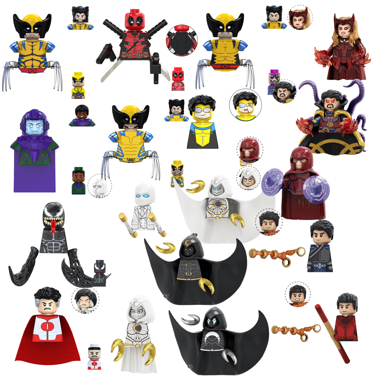 Blind Box Mini Building Blocks - Model Kit Venom review and price