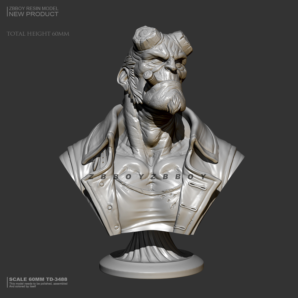 60mm Resin bust model kits fig - Model Kit Warhammer review and price