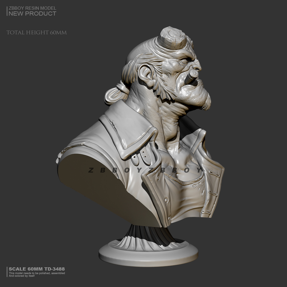 60mm Resin bust model kits fig - Model Kit Warhammer review and price