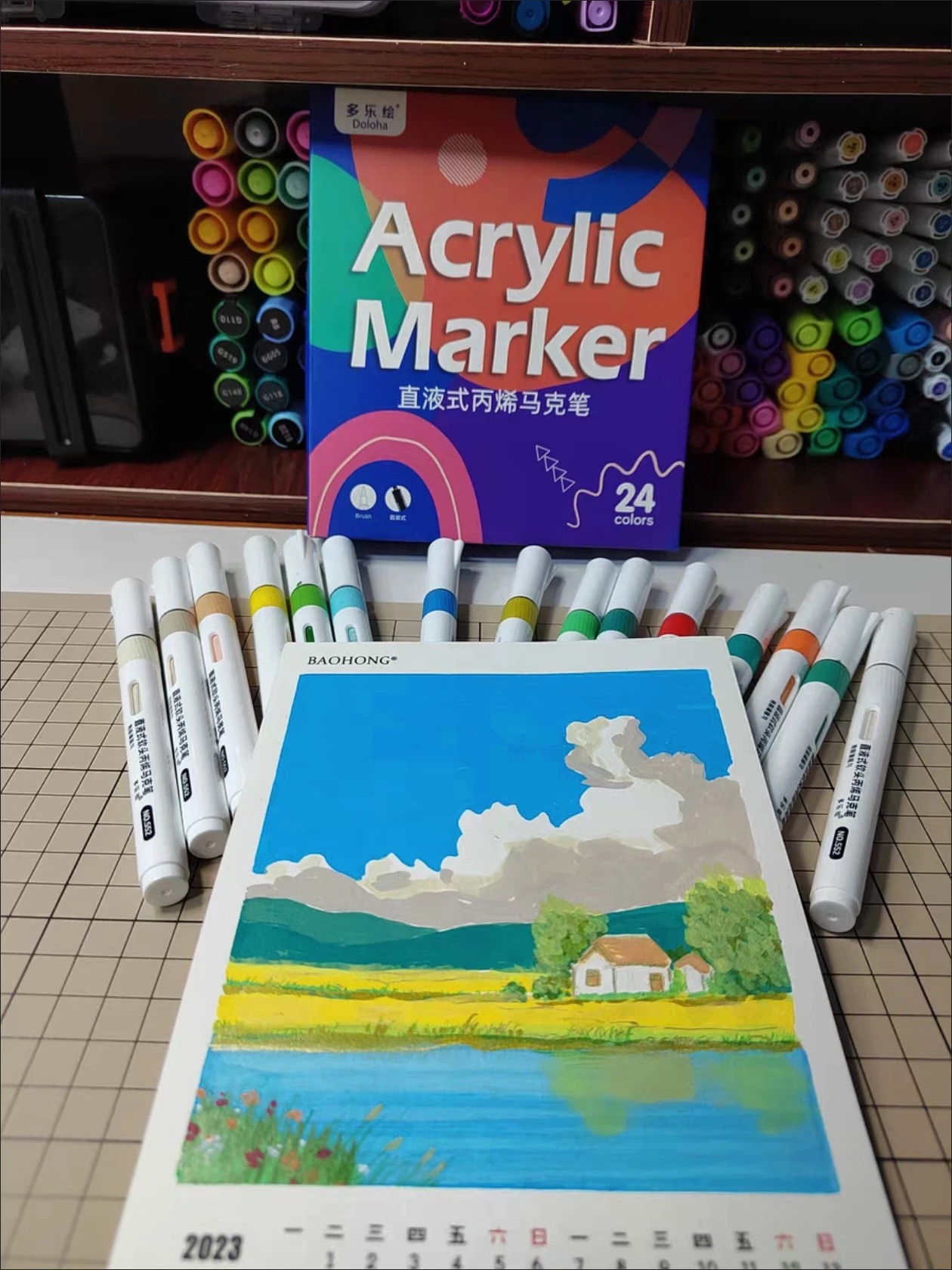 DOLOHA Doloha Acrylic Marker P - Model Kit Markers review and price